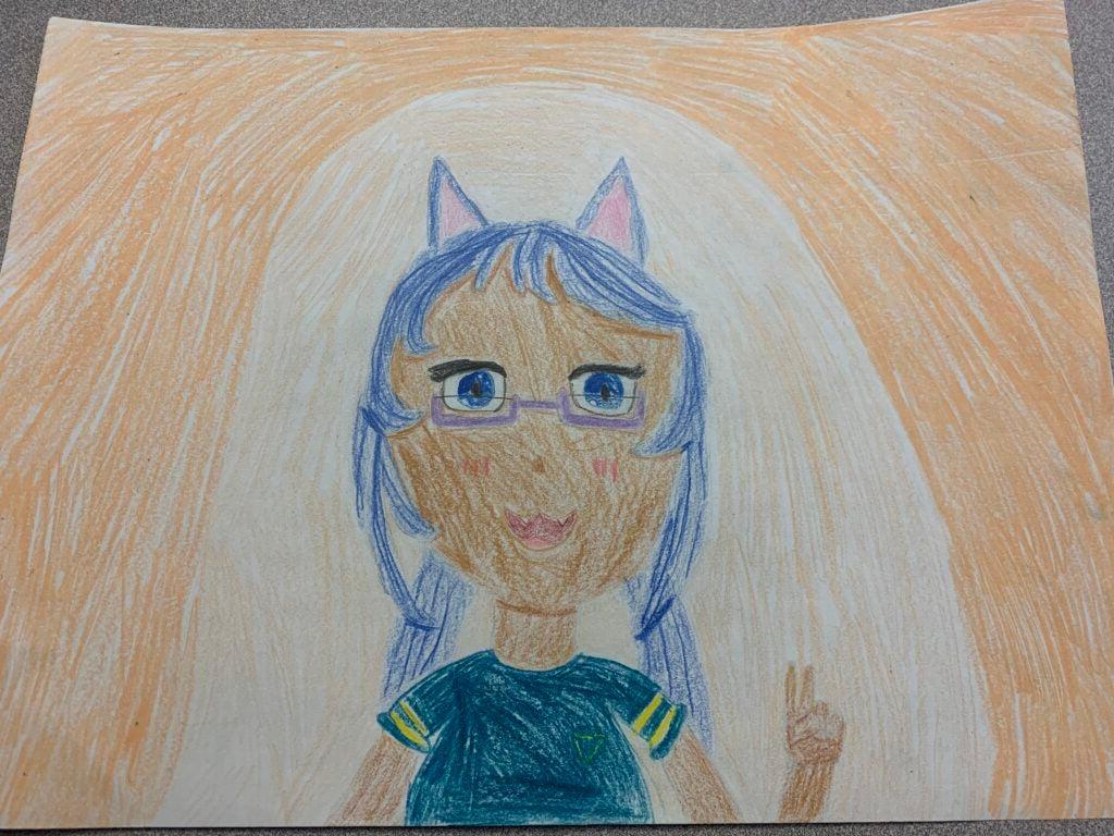Sofia Borges, 11th Grade, "Blueberry Kitty"